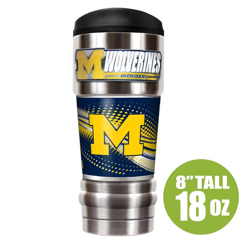 Wolverines NCAA 18oz Vacuum Insulated Tumbler - Fan Shop TODAY