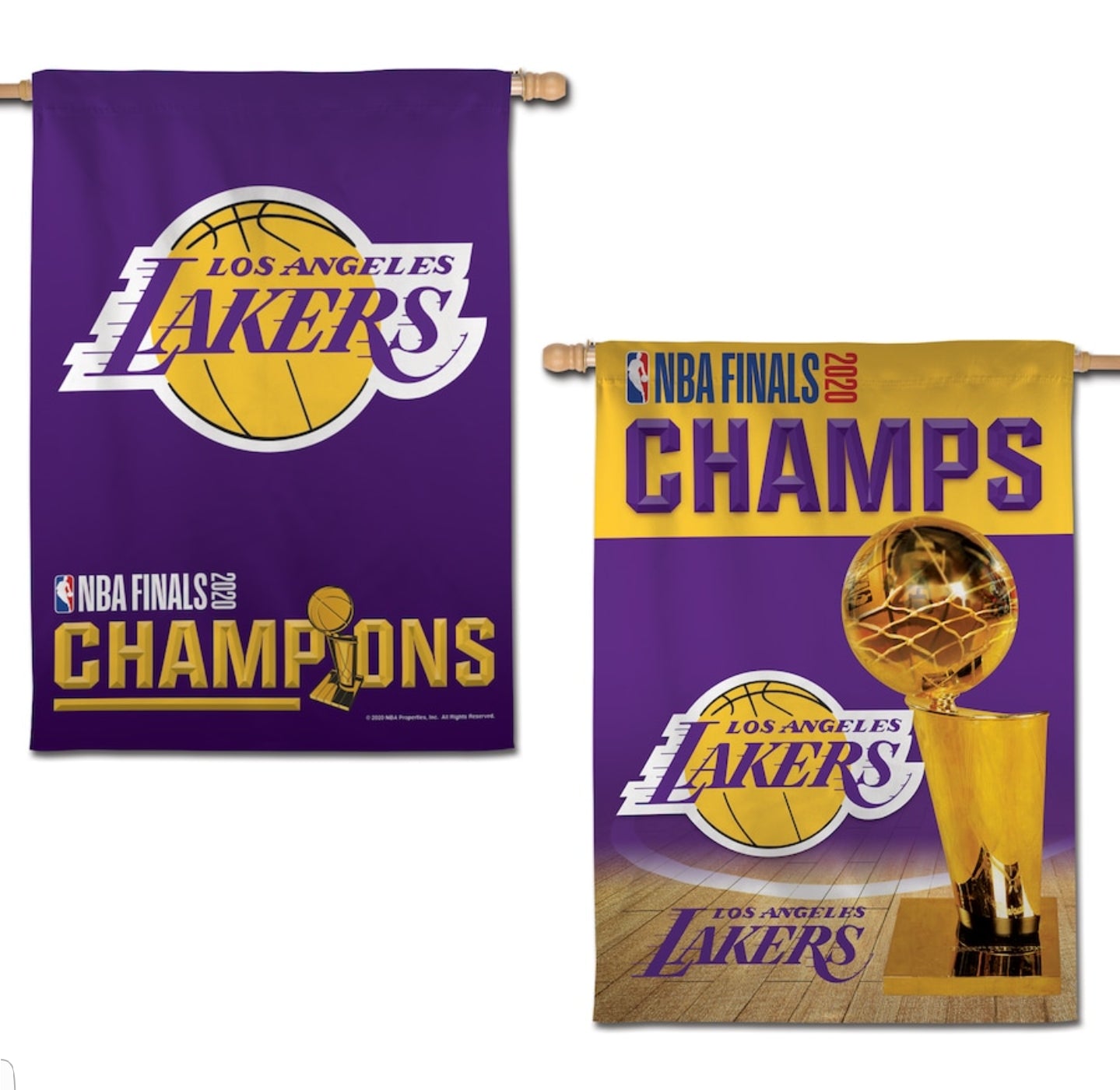 Los Angeles Lakers 2020 NBA Champions Flag 28 x 40