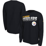 Pittsburgh Steelers Nike Sideline Line of Scrimmage Long Sleeve T-Shirt - Fan Shop TODAY