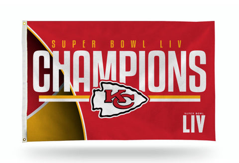Kansas City Chiefs Super Bowl LIV Champions Banner Flag - Fan Shop TODAY