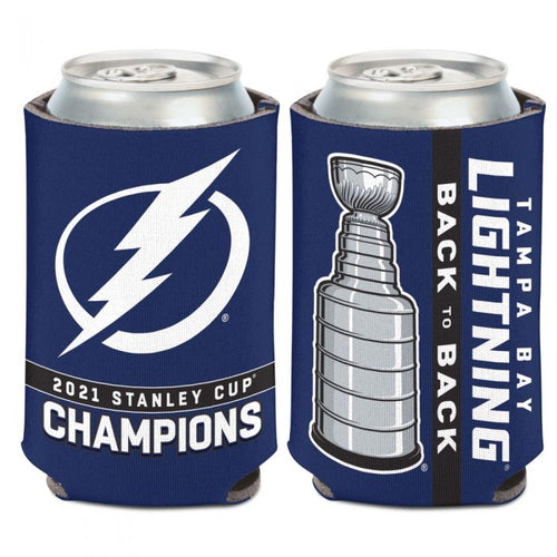 Tampa Bay Lightning Back to Back Stanley Cup Champions Can Cooler 12oz. - Fan Shop TODAY