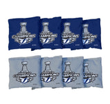 Tampa Bay Lightning 2021 Stanley Cup Champions 2' x 3' Solid Wood Cornhole Tailgate Game Set - Fan Shop TODAY