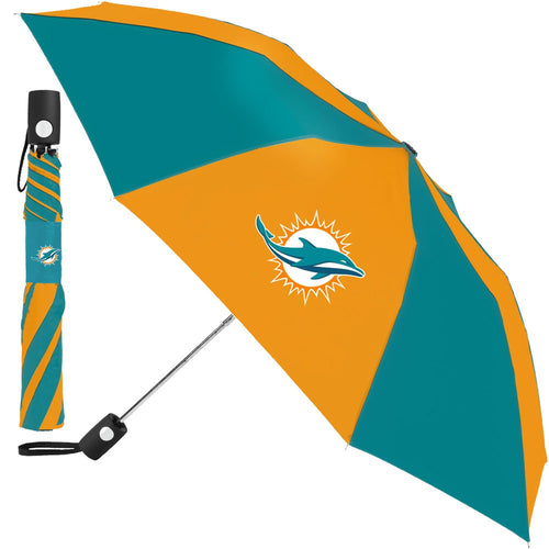 Miami Dolphins Auto Folding Umbrella - Fan Shop TODAY