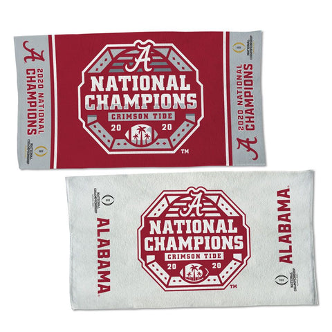 Alabama Crimson Tide 2020 National Champions Locker Room Towel 22'' x 42'' - Fan Shop TODAY