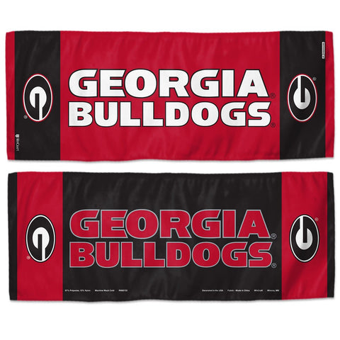 Georgia Bulldogs NCAA Football Cooling Towel 12" x 30" - Fan Shop TODAY
