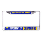 Los Angeles Rams Super Bowl LVI Champions License Plate Frames - Fan Shop TODAY