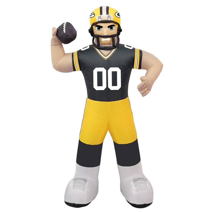 logobrands 7 ft. Green Bay Packers Santa Inflatable 620290 - The Home Depot