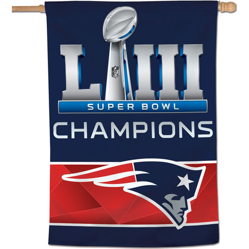 New England Patriots Super Bowl LIII Champions Banner - Fan Shop TODAY