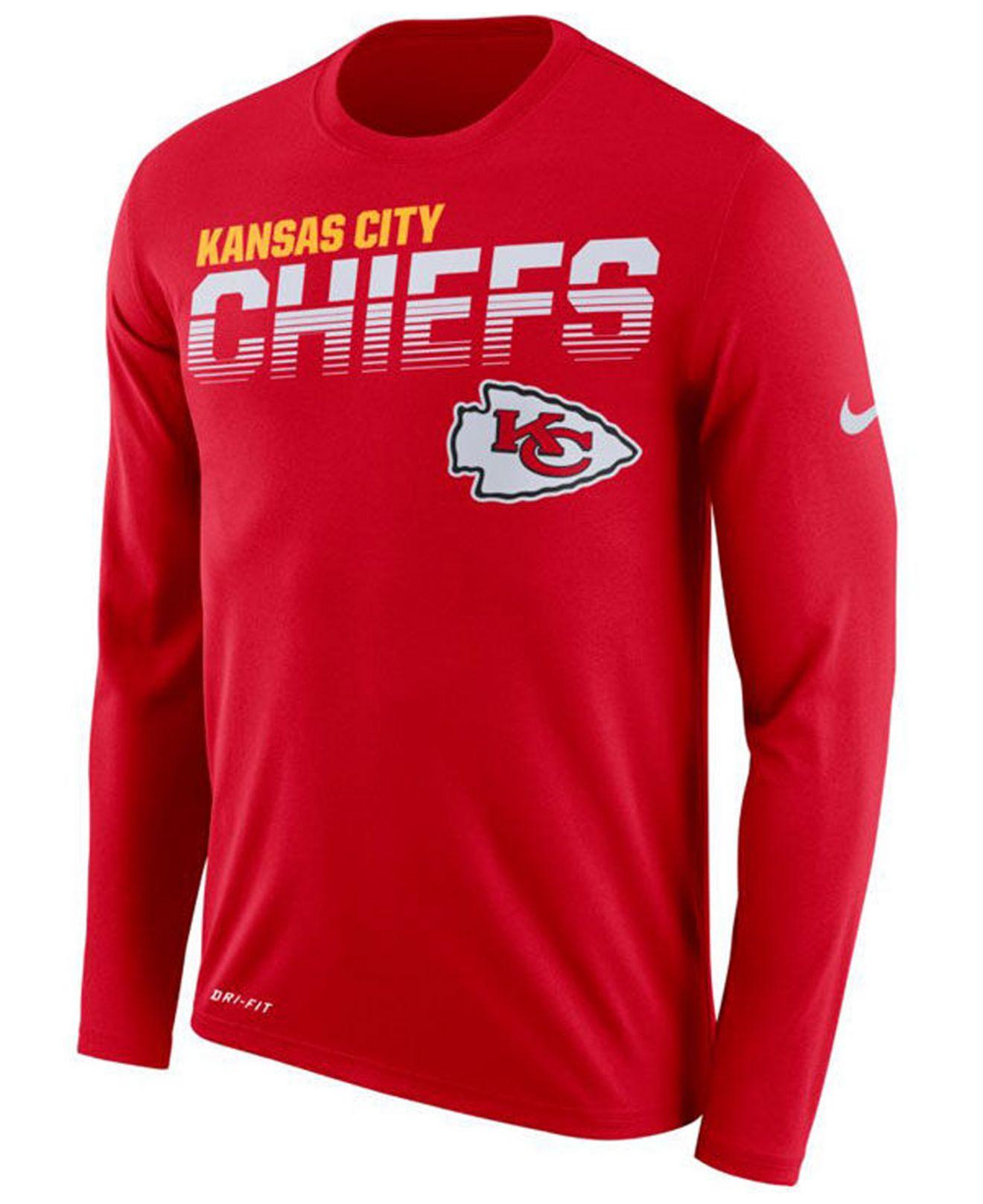 KANSAS CITY CHIEFS CLASSIC MESH SJ STRIPED TEE (WHITE/RED) – Pro