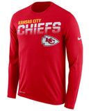Kansas City Chiefs Nike Sideline Line of Scrimmage Long Sleeve T-Shirt - Fan Shop TODAY