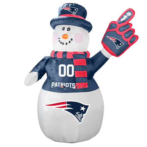New England Patriots NFL Inflatable Snowman 7' - Fan Shop TODAY
