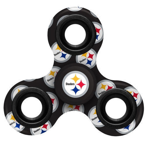 Steelers NFL Multi Logo 3 Way Fidget Spinner - Fan Shop TODAY