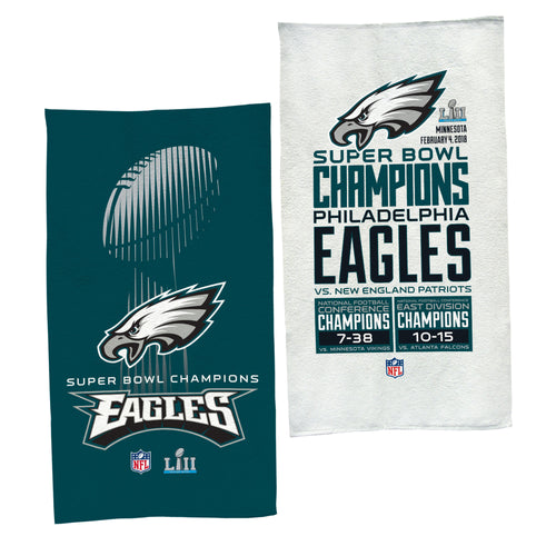 Philadelphia Eagles Super Bowl LII Champions Locker Room On-Field Towel - Fan Shop TODAY