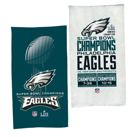 Philadelphia Eagles Super Bowl LII Champions Locker Room On-Field Towel - Fan Shop TODAY