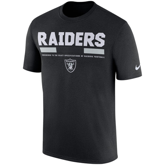 Oakland Raiders Nike Sideline Legend Staff Performance T-Shirt - Fan Shop TODAY