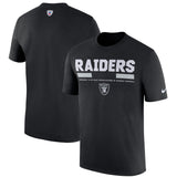 Oakland Raiders Nike Sideline Legend Staff Performance T-Shirt - Fan Shop TODAY
