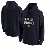 Michigan Wolverines ‘Re2spect Above All' Jordan Men's Pullover Hoodie - Fan Shop TODAY