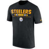 Pittsburgh Steelers Nike Sideline Legend Staff Performance T-Shirt - Fan Shop TODAY