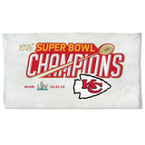 Kansas City Chiefs Super Bowl LIV Champions On-Field Locker Room Towel - Fan Shop TODAY