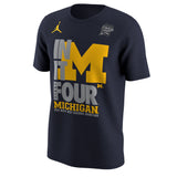 Michigan Wolverines Jordan Men's Basketball Final Four Locker Room T-Shirt - Fan Shop TODAY