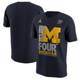Michigan Wolverines Jordan Men's Basketball Final Four Locker Room T-Shirt - Fan Shop TODAY