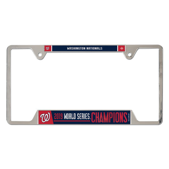 Washington Nationals World Series Champions License Plate Frame - Fan Shop TODAY
