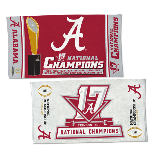Alabama Crimson Tide College Football National Champions Locker Room Celebration Towel - Fan Shop TODAY