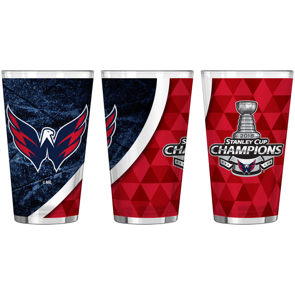 Washington Capitals 2018 NHL Stanley CUP Champions 16oz. Sublimated Pint Glass - Fan Shop TODAY