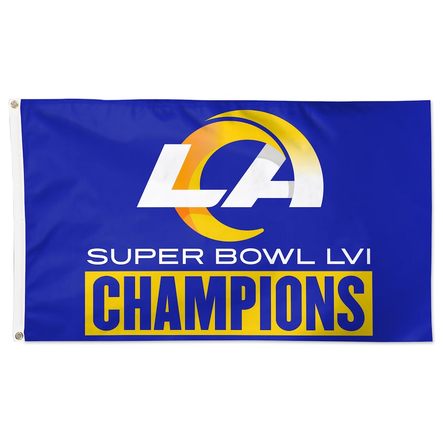 Los Angeles Rams Super Bowl LVI Champions 3x5 Banner Flags