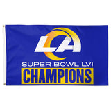 Los Angeles Rams Super Bowl LVI Champions 3x5 Banner Flags - Fan Shop TODAY