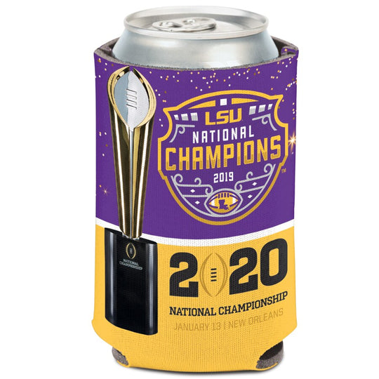 LSU Tigers 2019 National Champions Can Cooler - Fan Shop TODAY