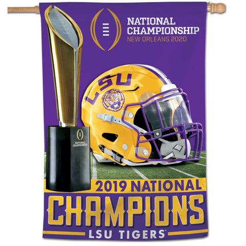 LSU Tigers 2019 National Champions 28'' x 40'' Banner - Fan Shop TODAY