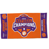 Clemson Tigers 2018 National Champions Locker Room Towel - Fan Shop TODAY