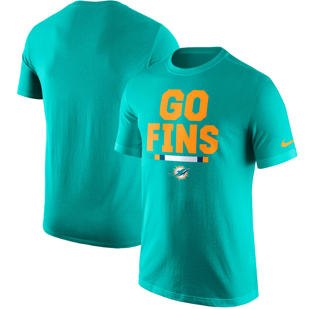 Miami Dolphins Nike Men's Local Verbiage Aqua T-Shirt | Fan Shop TODAY