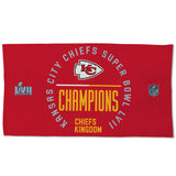 Kansas City Chiefs Super Bowl LVII Champions On-Field Locker Room Towel - Fan Shop TODAY