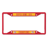 Kansas City Chiefs Super Bowl LVII Champions Metal License Plate Frames - Fan Shop TODAY