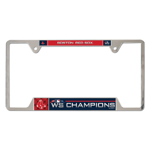 Boston Red Sox 2018 World Series Champions License Plate Frame - Fan Shop TODAY