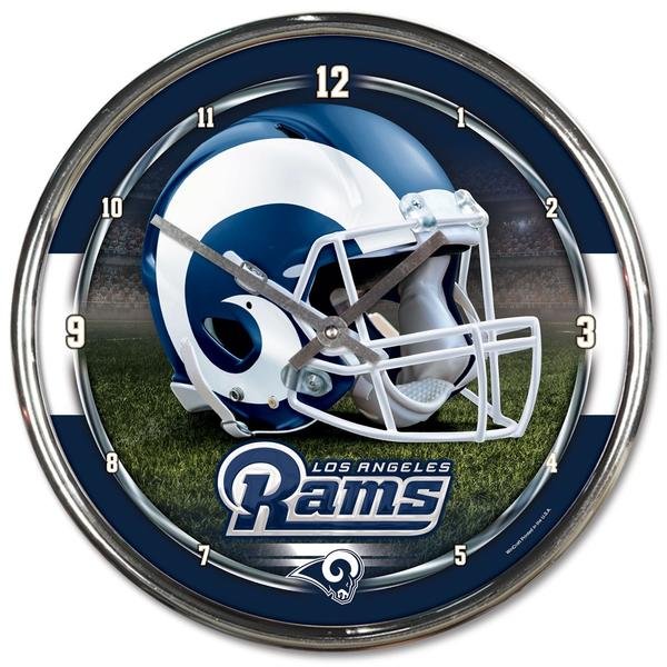Los Angeles Rams NFL Chrome Wall Clock - Fan Shop TODAY