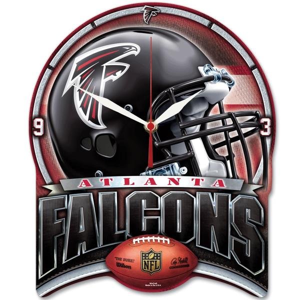 Falcons NFL Plaque HD Clock 13" - Fan Shop TODAY