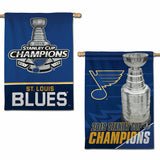 St. Louis Blues 2019 Stanley Cup Champions Champions Banner 28" x 40" - Fan Shop TODAY