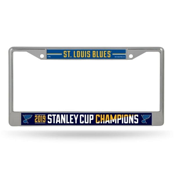 St. Louis Blues 2019 Stanley Cup Champions License Plate Frame - Fan Shop TODAY
