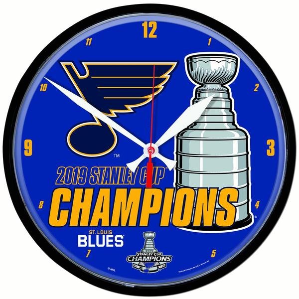 St. Louis Blues 2019 Stanley Cup Champions Champions Wall Clock - Fan Shop TODAY