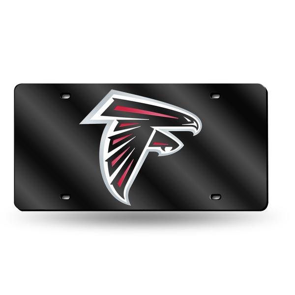 Falcons NFL Mirror License Plate (Black) - Fan Shop TODAY