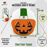 NFL Inflatable Jack O' Pumpkin Helmet 4’ - Fan Shop TODAY